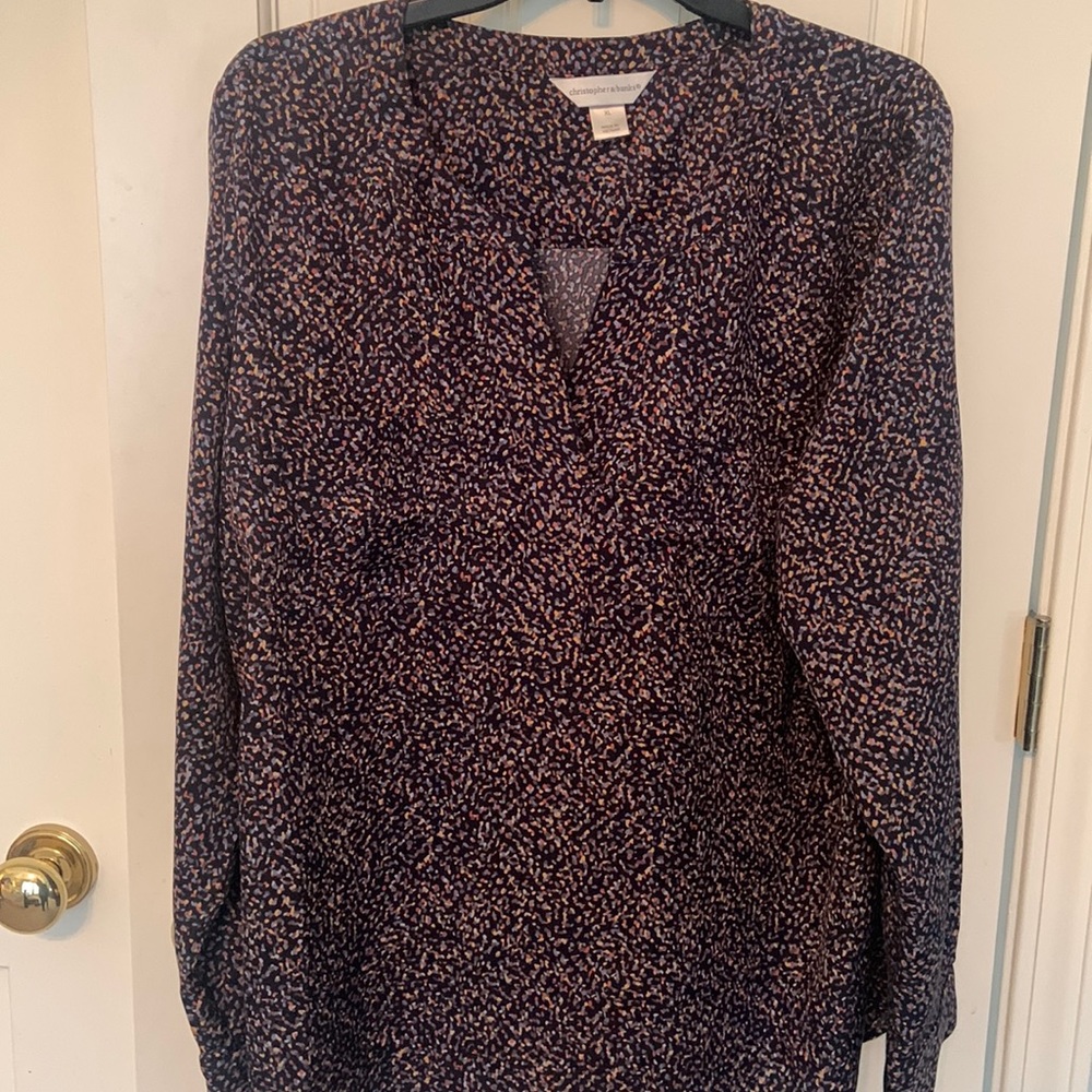 Christopher & Banks long sleeved top Size XL